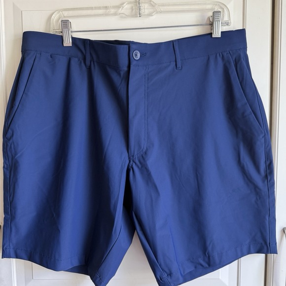 Holderness and Bourne The Slater Short Tailored Fit Navy Blue Mens 36 New - Picture 1 of 8
